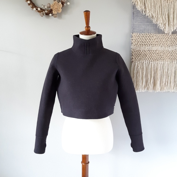 Sweaty Betty Sweaters - Sweaty Betty | Luxe Long Sleeve Crop Top Sweater